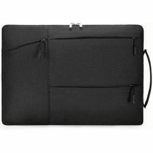 C310 Portable Casual Laptop Handbag Size:15.6 17 inch(Black) Handtassen