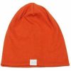 2 PC'S cute Solid gebreide Katoen Hat beanies herfst winter warm Earmuff kleurrijke kroon caps voor pasgeboren baby kinderen (oranje) Turban