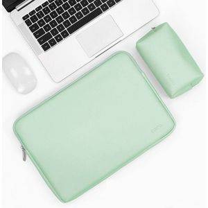 BAONA BN Q001 PU Lederen Laptoptas Kleur: Mint Groen + Power Bag Grootte: 13/13.3 / 14 inch Laptoptassen