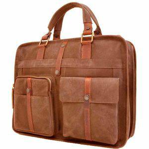 Berba Berba BARBAROSSA Business bag Coffee Laptoptassen