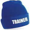 Bellatio Decorations Trainer muts volwassenen blauw trainer beanie one size uni Mutsen