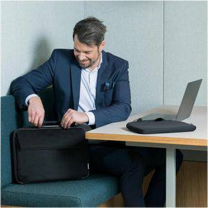 Base XX Laptoptassen Base xx Laptoptas clamshell 13 14.1"" notebooktas met bekleding rondom, zwart