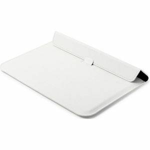 PU leer Ultra dunne envelope bag laptoptas voor MacBook Air / Pro 13 inch met standfunctie(wit) Clutches