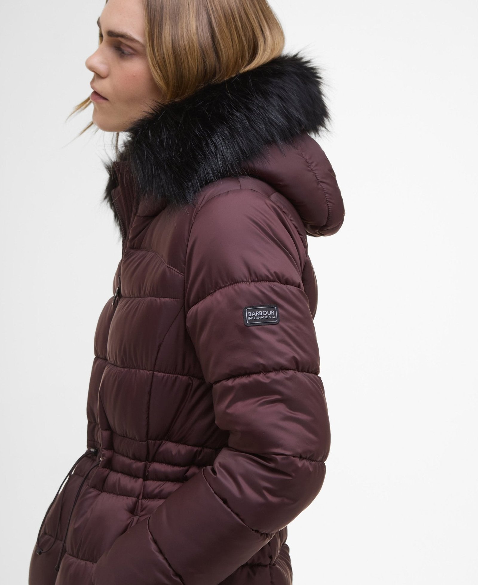 Barbour international Cher Puffer Jacket Red Velvet - Image 5