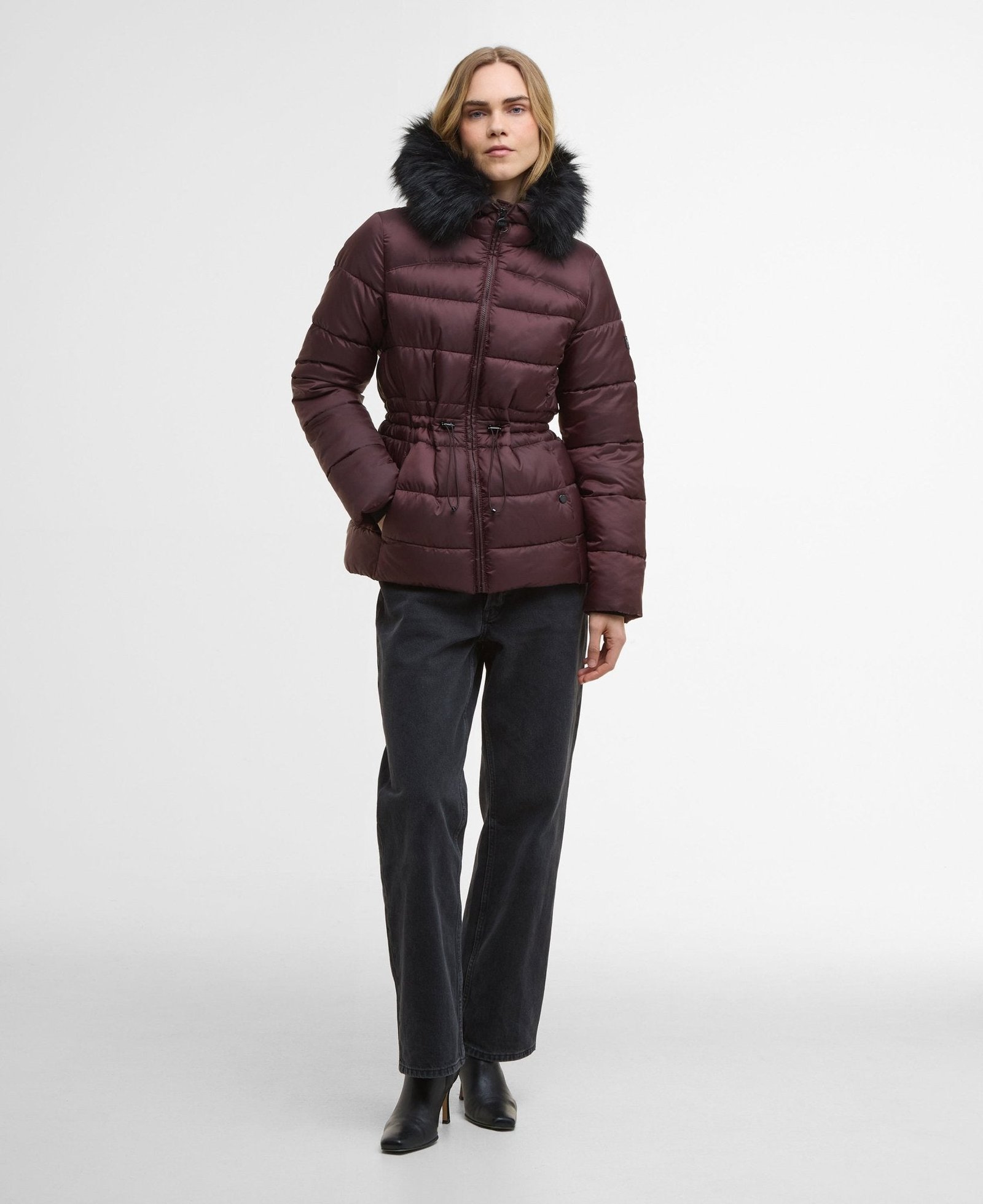 Barbour international Cher Puffer Jacket Red Velvet - Image 2