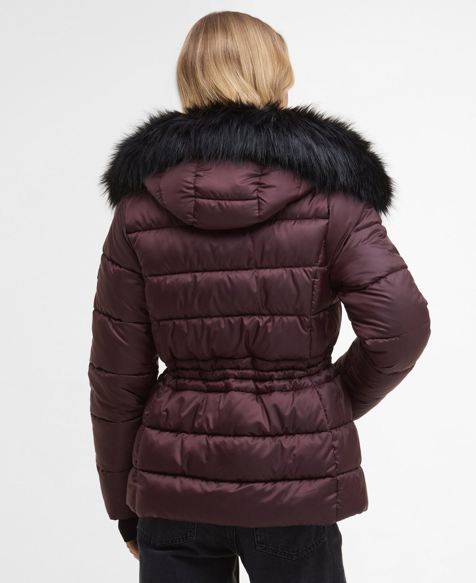 Barbour international Cher Puffer Jacket Red Velvet - Image 3