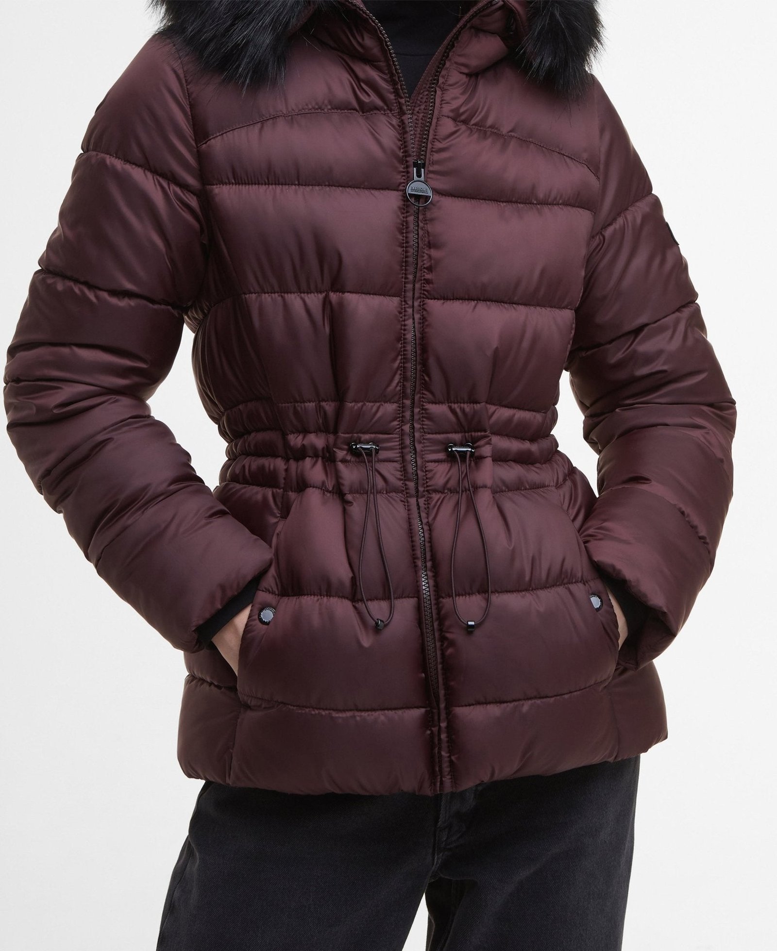 Barbour international Cher Puffer Jacket Red Velvet - Image 6