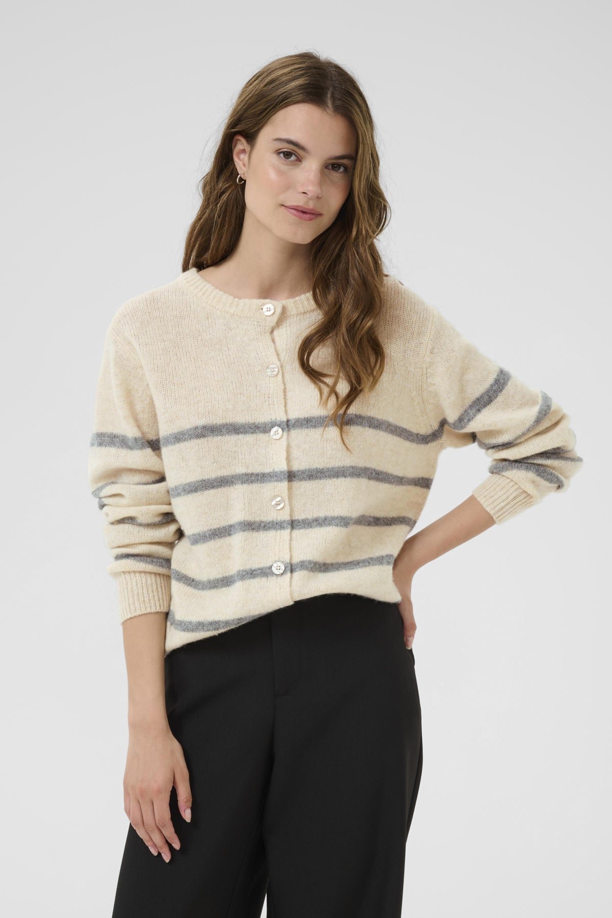 Culture Cukatrina Wool Stripe Cardigan