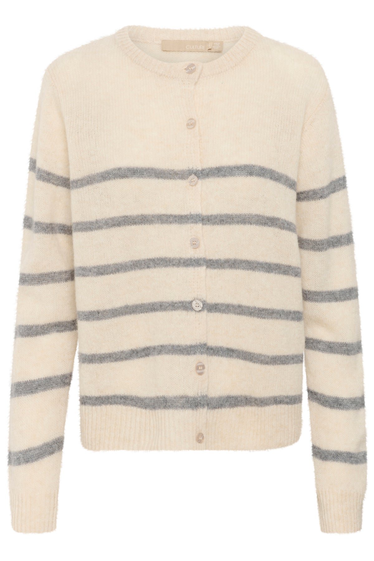Culture Cukatrina Wool Stripe Cardigan - Image 7