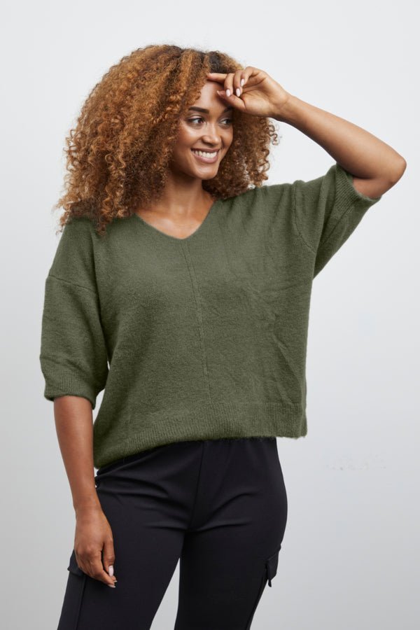 Sorbet Alpaca Knit Blouse - Image 3