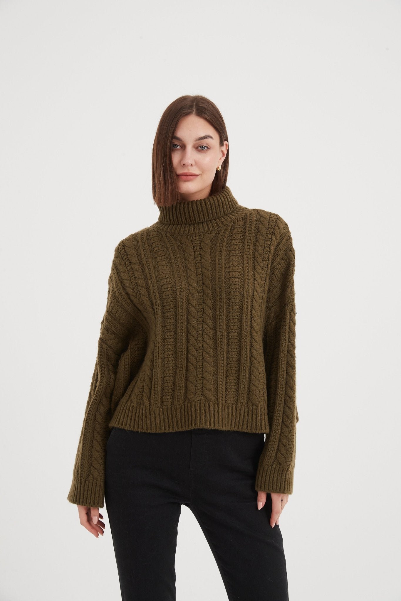 Tirelli Chunky Cable Oversized Knit - Image 3